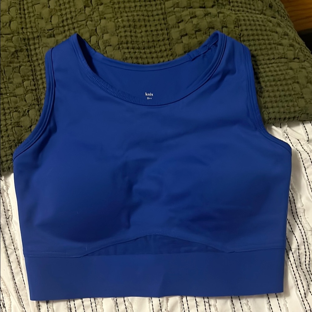 Knix Blue Momenta Sports Bra S++